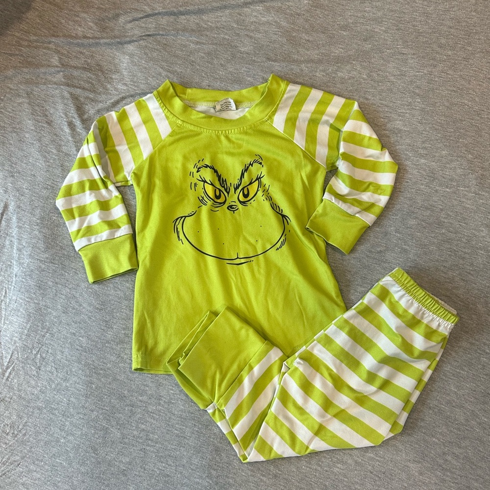 Grinch pajamas
